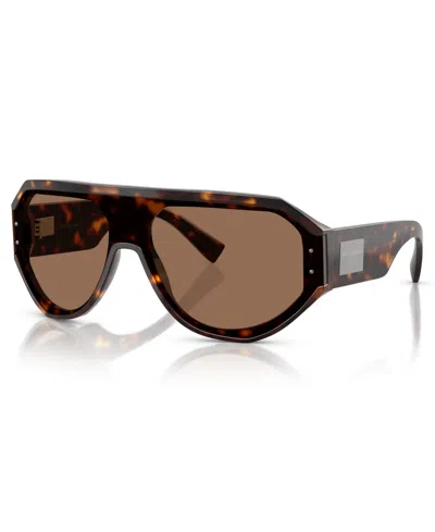 Dolce & Gabbana Dolce&gabbana Man Sunglasses Dg4481f In Dark Brown