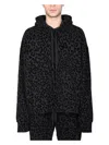 Dolce & Gabbana Men's Sweatshirt With Leopard Print In Animalier