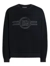 Dolce & Gabbana Sweatshirt With Embroidery In Black