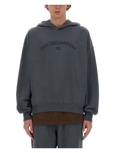 DOLCE & GABBANA MEN'S SWEATSHIRT WITH LOGO