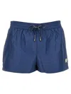 Dolce & Gabbana Men's Navy Brand-plaque Regular-fit Swim Shorts In Blue