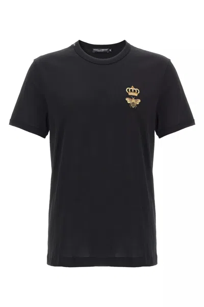 DOLCE & GABBANA DOLCE & GABBANA MEN T-SHIRT 'BLACK SICILY'
