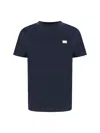 Dolce & Gabbana Men's Cotton Crew-neck T-shirt In Blue