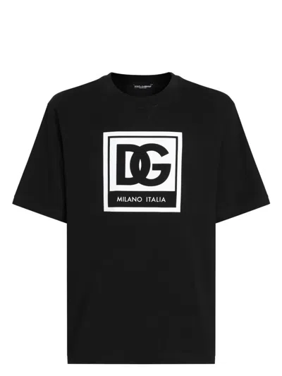 Dolce & Gabbana Men's T-shirt M/corta Giro In Black