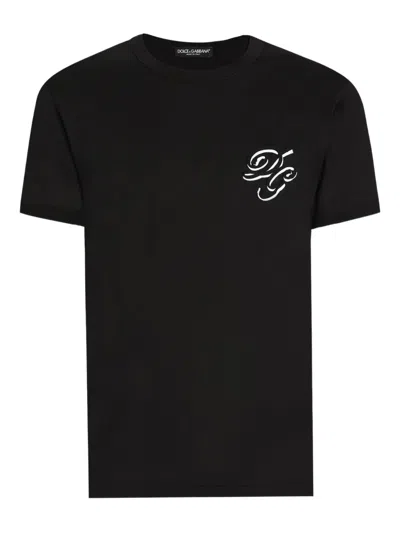 DOLCE & GABBANA DOLCE & GABBANA MEN T-SHIRT WITH APPLIQUE