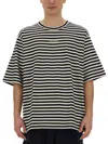 Dolce & Gabbana Striped Short-sleeved T-shirt In Multicolor