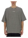 Dolce & Gabbana Striped Short-sleeved T-shirt In Multicolour