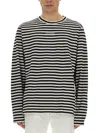 Dolce & Gabbana T-shirt With Stripe Pattern In Multicolor