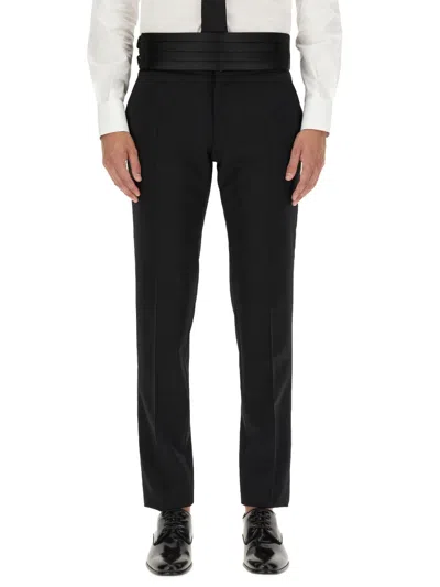 Dolce & Gabbana Men Tailored Pants In Black