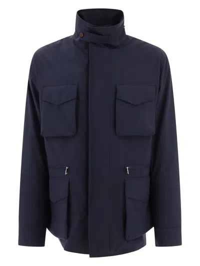 DOLCE & GABBANA MEN'S TECHNICAL FABRIC SAFARI JACKET