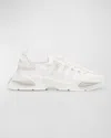 Dolce & Gabbana Airmaster Knitted Low Top Sneakers In White