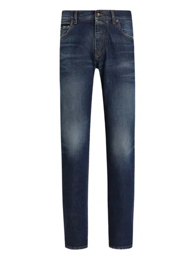 Dolce & Gabbana Men's Trendy Paintnts For Ss26 In Blue