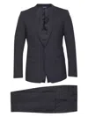Dolce & Gabbana Black Single-breasted Virgin Wool Suit In Black