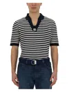 Dolce & Gabbana V-neck Polo Shirt In Multicolour