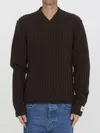 Dolce & Gabbana Man Sweater Dark Brown Size 40 Virgin Wool In Brown