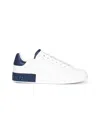 Dolce & Gabbana White Sneakers With Minimalist Design And Cushioned Sole In White