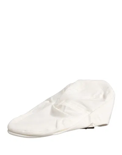 Dolce & Gabbana Men White Cotton Blend Newsboy Cloth Capello Hat