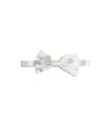 Dolce & Gabbana White Solid Bow Tie In White