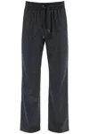 Dolce & Gabbana Virgin Wool Flannel Straight Pants In Grey