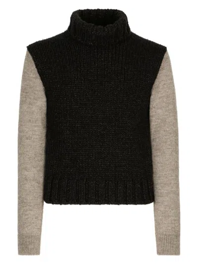 DOLCE & GABBANA MEN'S WOOL TURTLENECK SWEATER