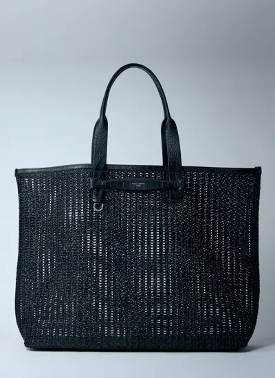 Dolce & Gabbana Men Woven Mesh Tote Bag