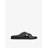 Dolce & Gabbana Calfskin Sandal In Black