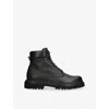 Dolce & Gabbana Day Classic Hammer Ankle Boots Dolce&gabbana Leather Black In Black