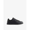 Dolce & Gabbana Portofino Light Sneaker In Calfskin For Men In Black