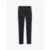 Dolce & Gabbana Pressed-crease Tailored-cut Trousers In Nero
