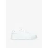 Dolce & Gabbana Portofino Light White Sneakers With Logo Patch On The Tongue And Tonal Logo Lettering On The Heel In In White