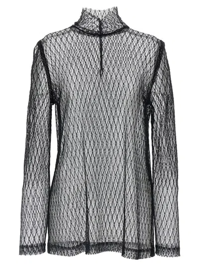 DOLCE & GABBANA DOLCE & GABBANA MESH BLOUSE