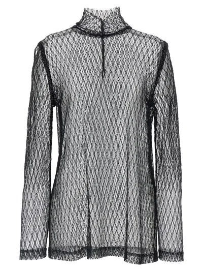DOLCE & GABBANA DOLCE & GABBANA MESH BLOUSE