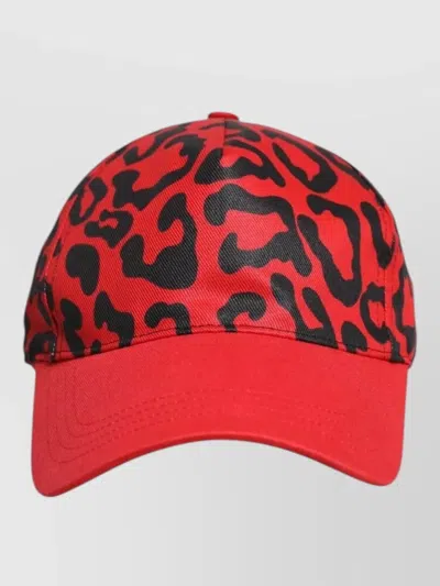 Dolce & Gabbana Hat9841 Leopard-print Cotton Baseball Cap In Multi