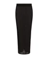 Dolce & Gabbana Dg-jacquard Midi Skirt In Black
