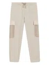Dolce & Gabbana Mesh-pocket Drawstring Trousers In Neutral