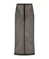 Dolce & Gabbana Rock Mit Netzeinsatz In Black