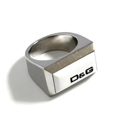 Pre-owned Dolce & Gabbana Metal Band Ring ()