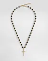 Dolce & Gabbana Metal Necklace With Logo In Multicolor