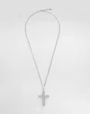 Dolce & Gabbana Metal Necklace With Logo In Silver