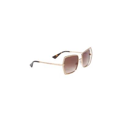 Dolce & Gabbana Metal Print Sunglasses