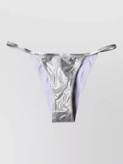 Dolce & Gabbana Metallic Beach Bikini Bottom Swimwear In Multi