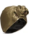 DOLCE & GABBANA METALLIC STRETCH TURBAN