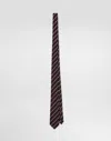 Dolce & Gabbana Micro-design Jacquard Martini Tie In Multicolor