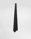 Dolce & Gabbana Micro-design Jacquard Tie In Brown