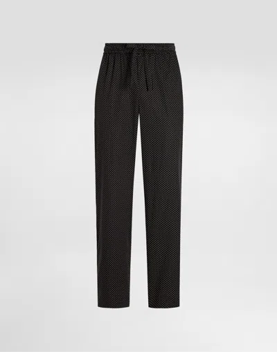Dolce & Gabbana Micro-designed Joggers In Multi