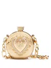 Dolce & Gabbana Logo-plaque Crossbody Bag In Gold