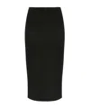 Dolce & Gabbana Mid Length Skirt In Black