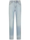 Dolce & Gabbana Mid-rise Boyfriend-fit Jeans In Blue