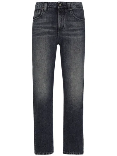 Dolce & Gabbana Mid-rise Boyfriend Jeans In Blue