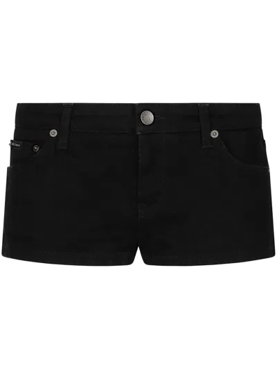 Dolce & Gabbana 5-pocket Shorts Featuring Belt Loops In Multicolor